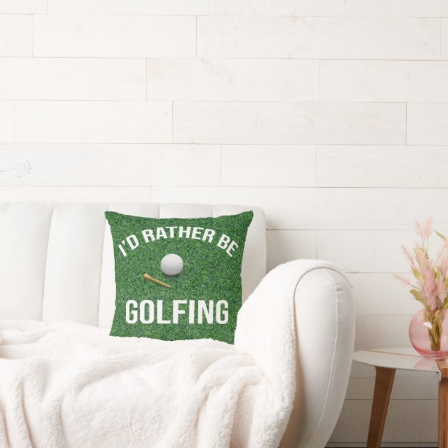 Golf funny saying for golfer  cushion (Couch)