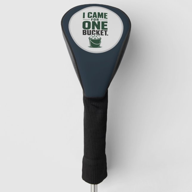 Golf funny saying for golfer  head cover (Front)