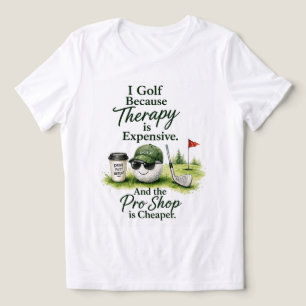 Golf Funny Saying for Woman Golfer Tri-Blend Shirt