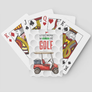 Golf Funny Saying golfing for golfer  Playing Cards