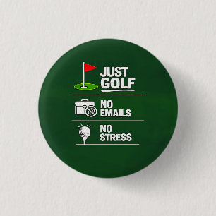 Golf Funny Saying Golfing Retirement 3 Cm Round Badge
