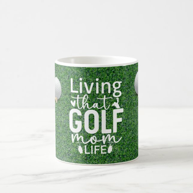 Golf Funny Saying Quotes for Golf Mum Coffee Mug (Center)