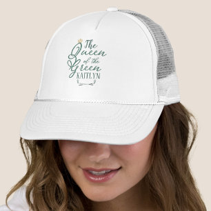 GOLF GAL QUEEN OF THE GREEN NAME TRUCKER HAT