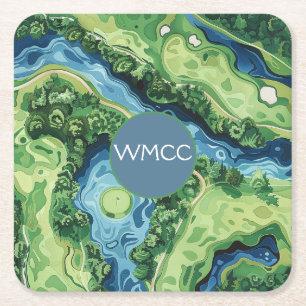 Golf Gala Paper Coaster