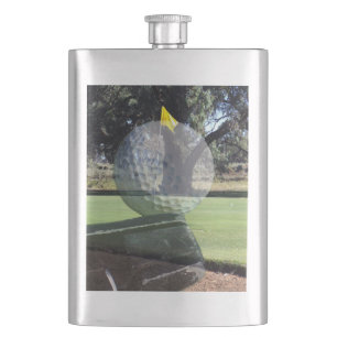 Golf Game Composition, Classic Hipflask Hip Flask