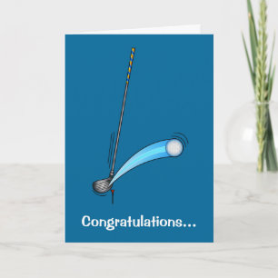 Golf Game Congratulations Card
