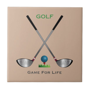 GOLF - Game for Life Ceramic Tile
