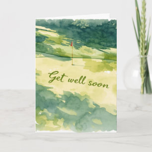 Golf Get Well soon for golfer Card