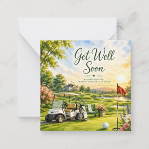 Golf Get well soon Golfer Card