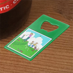 Golf Gift - Tee-Off & Putting Cartoons.