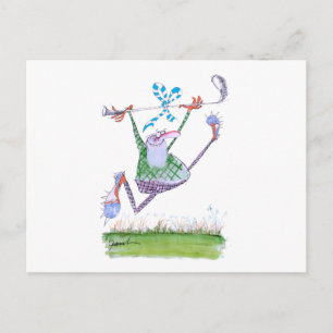 golf gift, tony fernandes postcard