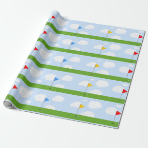 Golf Gift Wrapping Paper