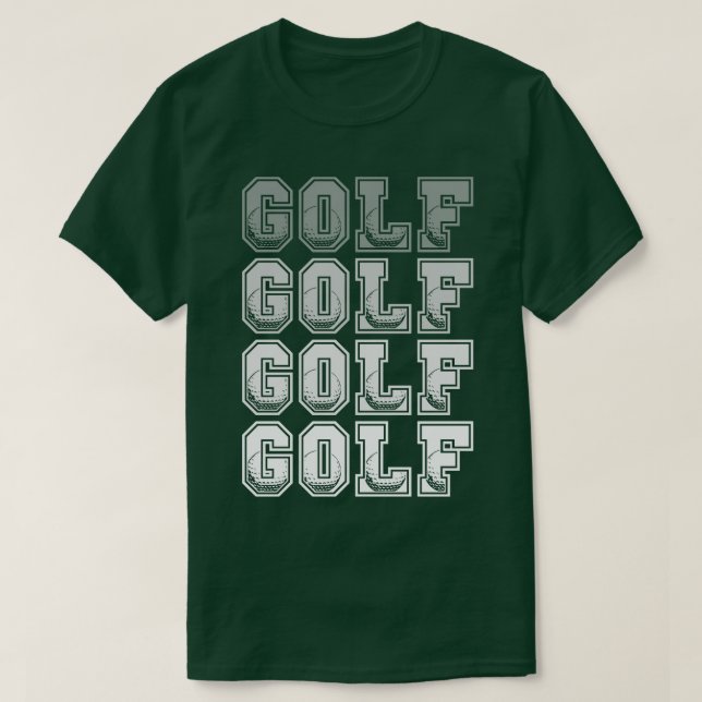 Golf Golf Golf Design 1 T-Shirt (Design Front)