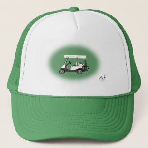 Golf Golfer Cart Trucker Hat