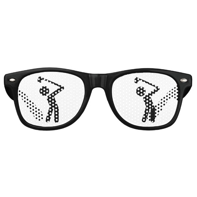 GOLF GOLFER  FUNNY PARTY SUNGLASSES (Front)