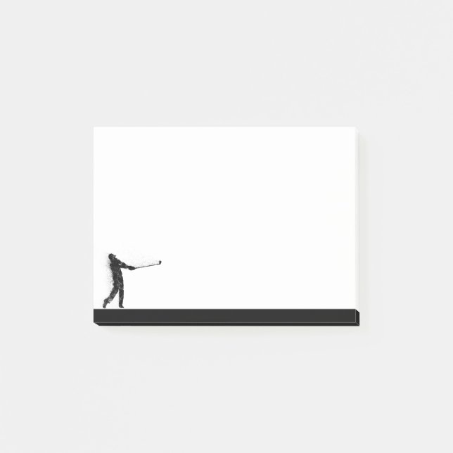 Golf Golfer Golfing Sport Silhouette Post-it Notes (Front)