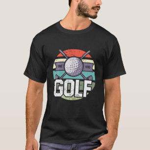Golf Golfer Vintage Balls Mini Game Sports Men Wom T-Shirt