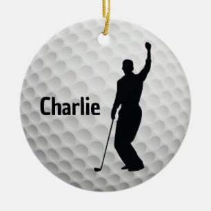 Golf Golfing Design Ceramic Ornament