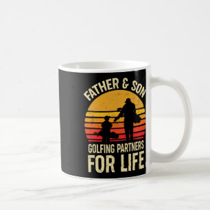Golf Golfing Father Son Matching Dad Coffee Mug