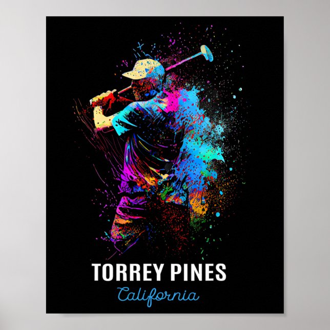 Golf Golfing Torrey Pines 2  Poster (Front)