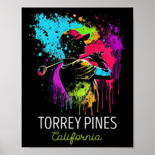 Golf Golfing Torrey Pines Poster
