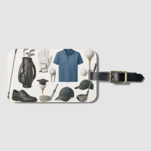Golf Graduation gifts for golfer Luggage Tag
