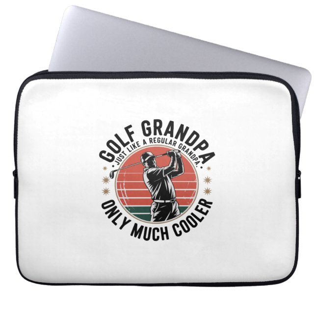 Golf Grandpa Just Like a Regular GrandpA (2) Laptop Sleeve (Front)