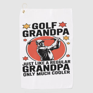 Golf Grandpa Just Like a Regular Grandpa Towel