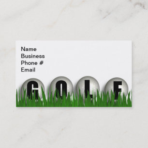 Golf Green Business Business Card