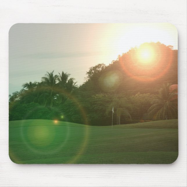 Golf Green Mouse Pad (Front)