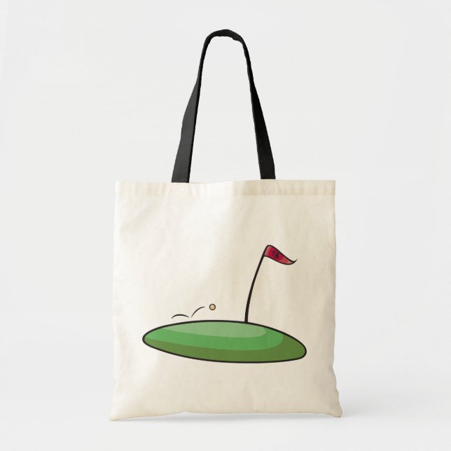 Golf Green Tote Bag (Front)