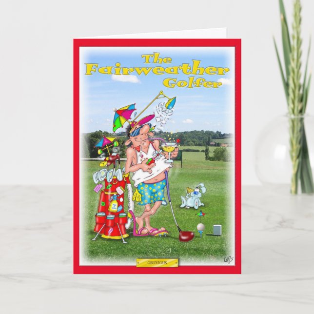 Golf Greeting card (Front)