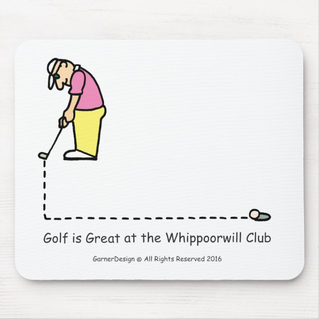 Golf Greetings mousepad (Front)