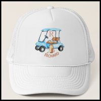 Golf Guy Cart Clubs Monogram Name