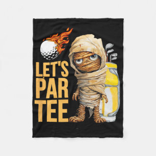 Golf Halloween Party For Golfer  Fleece Blanket
