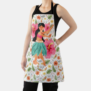 Golf Hawaiian themed for Hawaii Golfer Apron