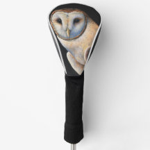 Golf Head Cover Barn Owl