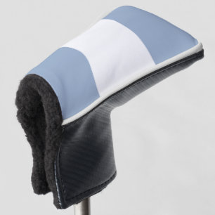 Golf Head Cover Blue & White Stripe
