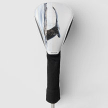 Golf head cover featuring Whale's tail