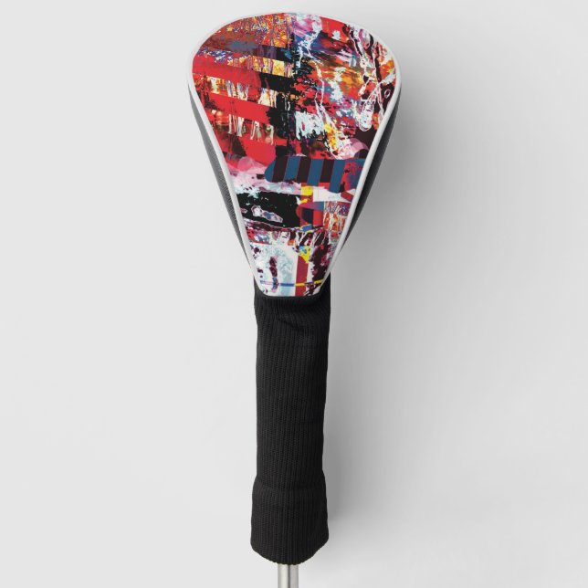 Golf Head Cover – Fragmented Pulse (Front)