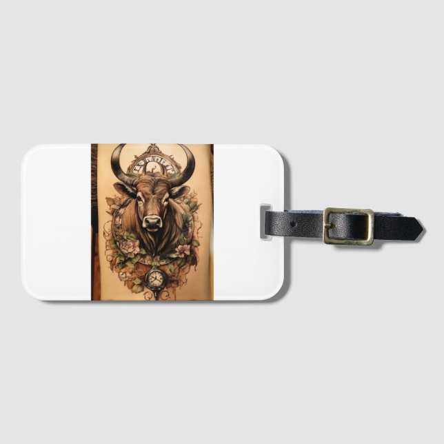 Golf Head Cover Luggage Tag (Front Horizontal)