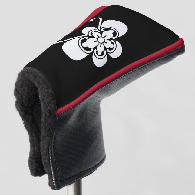 GOLF HEAD COVER OF GOURI BUTTERFLY (3/4 Front)
