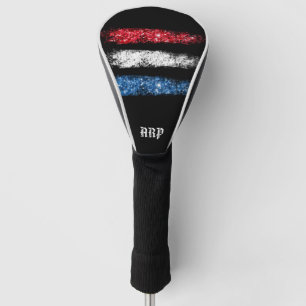*~* Golf Head Cover Patiotic Modern USA Flag