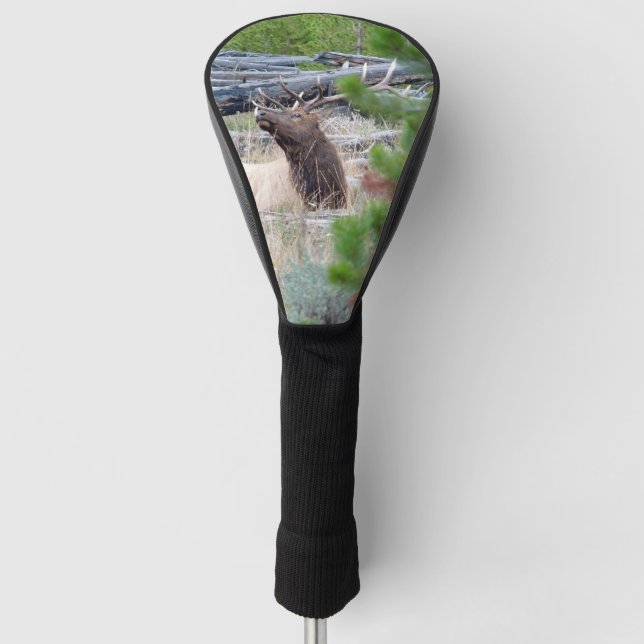 Golf Head Cover w/ elk (Front)
