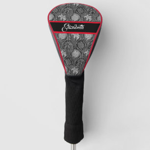 Golf Head Cover WILLIAM MORRIS DESIGN CUSTOM NAME