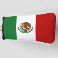 Golf Head Cover with Mexican Flag