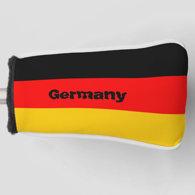 Golf Head Cover with the German Flag (Front)