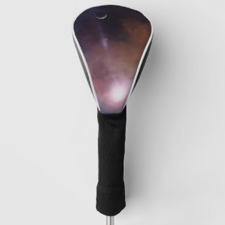 Golf Head Covers with Nebula in Space