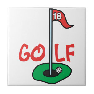 Golf Hole Ceramic Tile