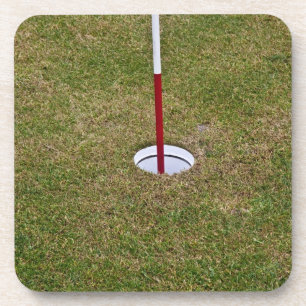 Golf hole coaster